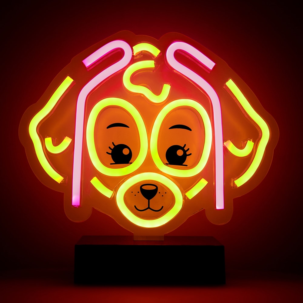 Paw Patrol LED-neonkyltti jalkaisin - Skye