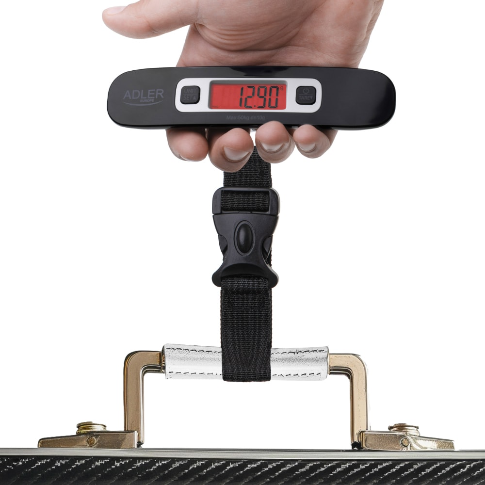 Digitaalinen matkatavaravaaka LCD-näytöllä ja 50 kg:n kapasiteetilla