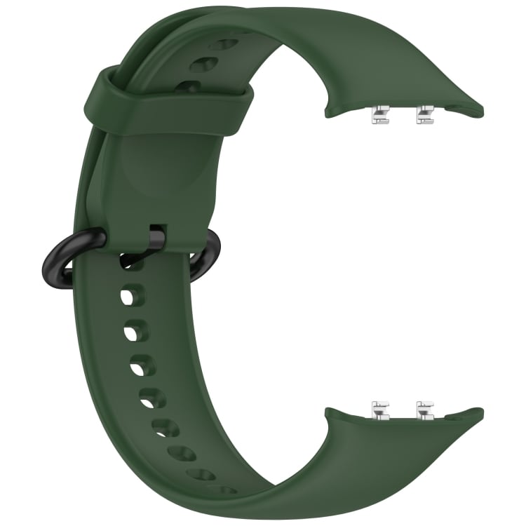 Silikoniranneke Honor Watch 5:lle - Tummanvihreä