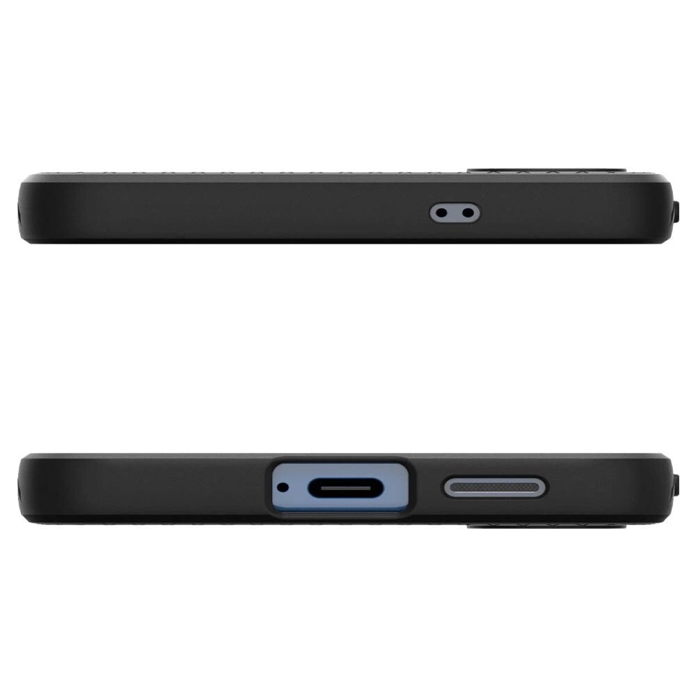 Spigen Liquid Air kotelo Samsung Galaxy S25 - Matta Musta Spigen