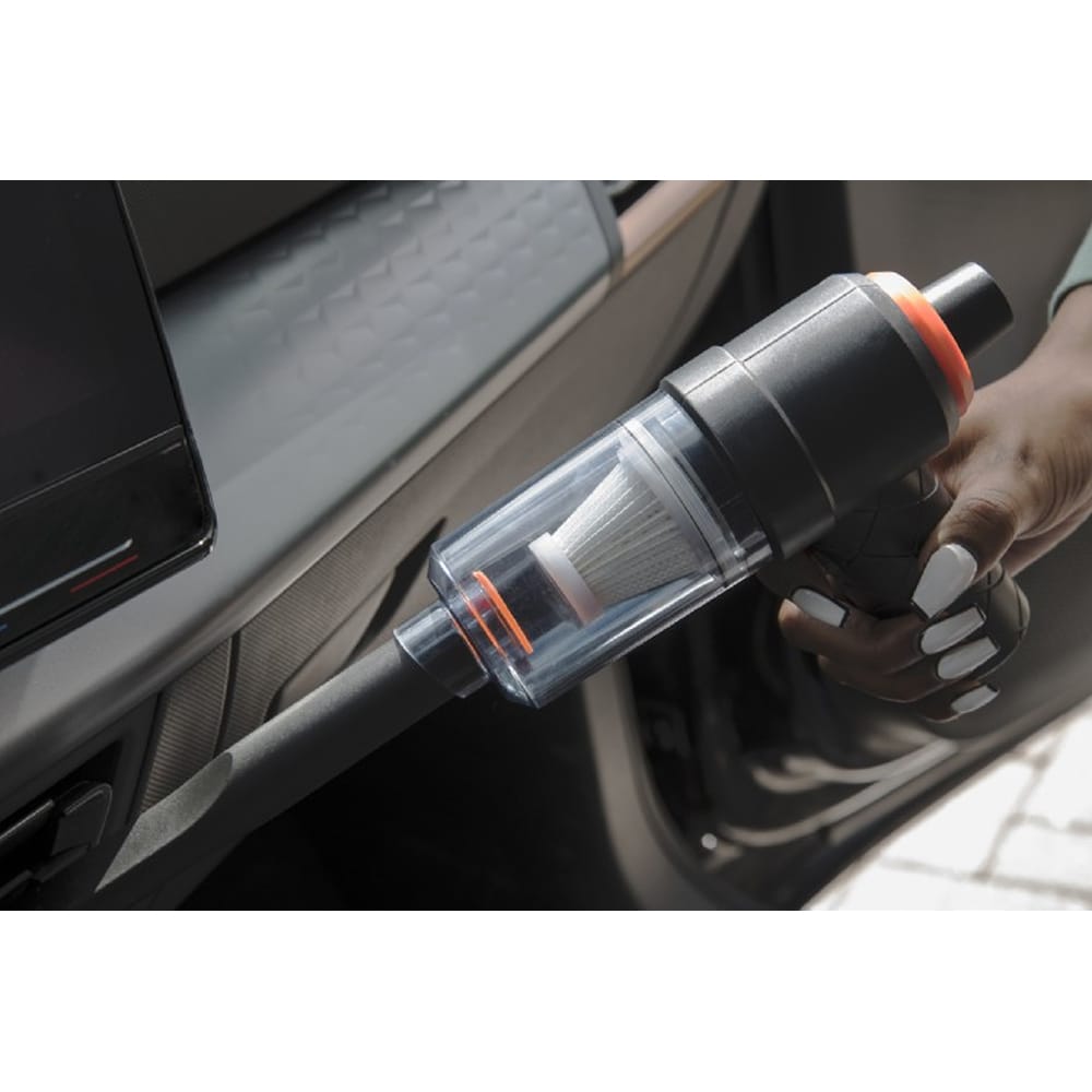 Kannettava mini pölynimuri autoon ja tietokoneeseen, jossa on puhallustoiminto