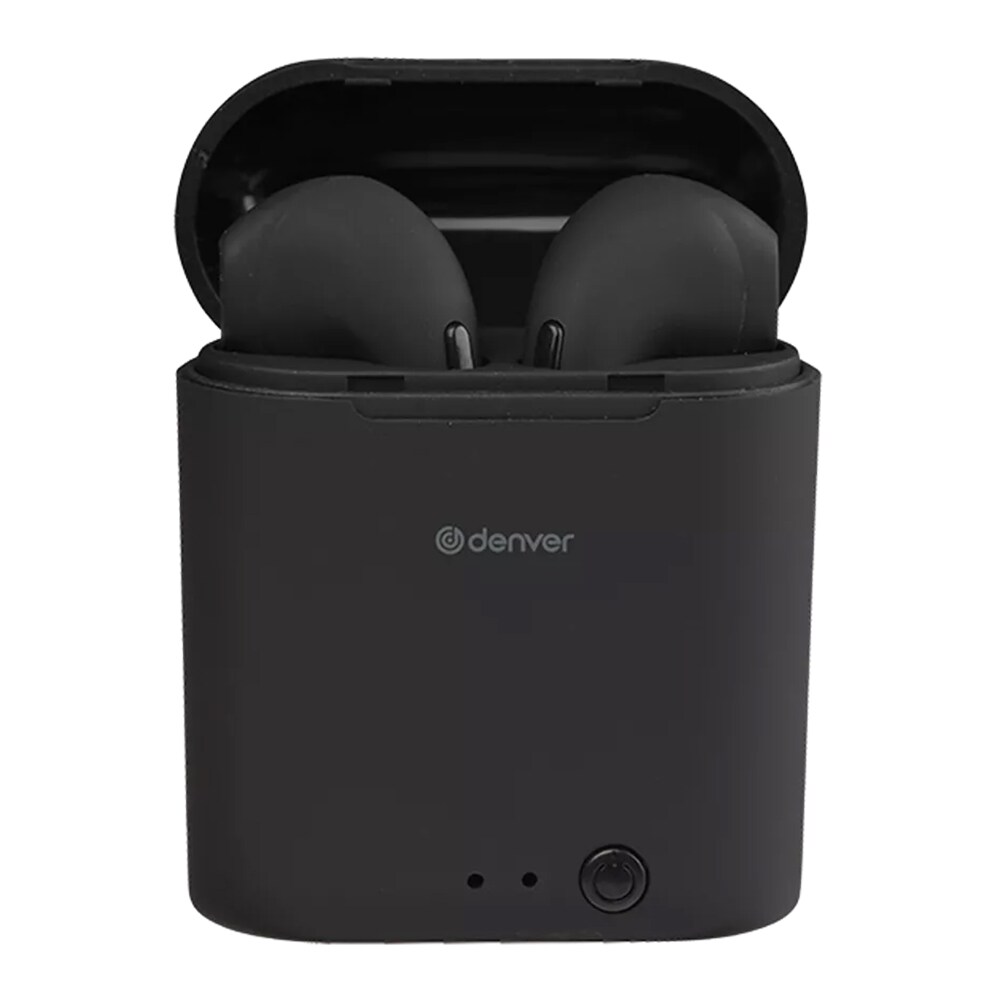 Denver TWE-46B Langattomat in-ear-kuulokkeet Bluetooth 5.0:lla ja latauskotelolla - Svart
