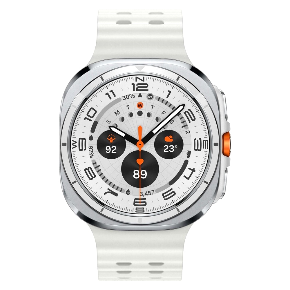 Samsung Galaxy Watch Ultra LTE 47mm Älykello - eSIM ja terveyssensorit - Titanium White