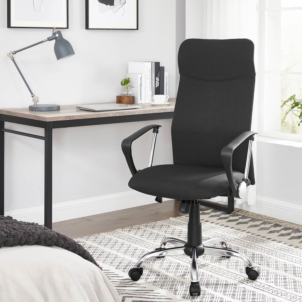 Ergonominen työtuoli säädettävällä niskatuella ja verkkoselkänojalla - Harmaa