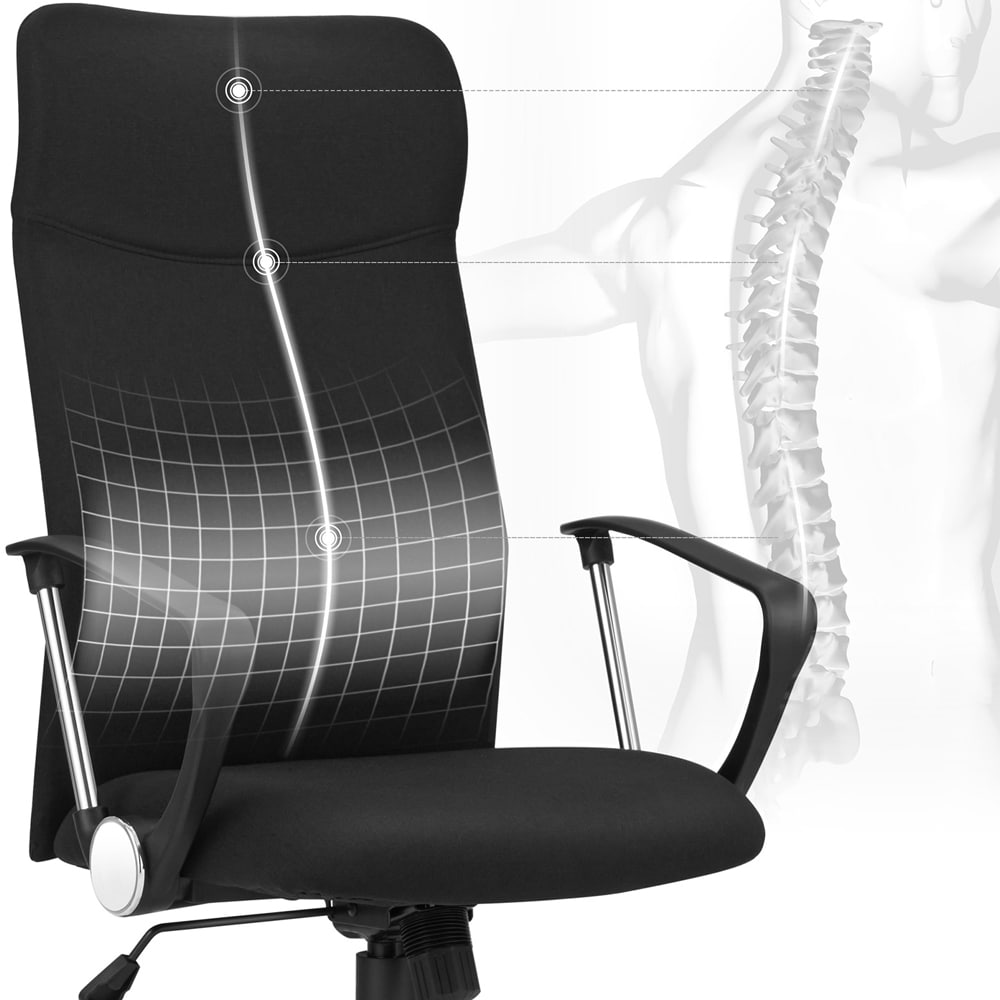 Ergonominen työtuoli säädettävällä niskatuella ja verkkoselkänojalla - Harmaa