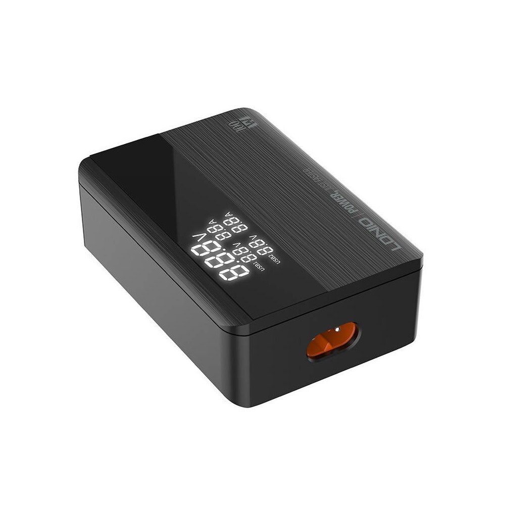 USB-latausasema GaN 100W PD, jossa on 2xUSB-C ja 2xUSB