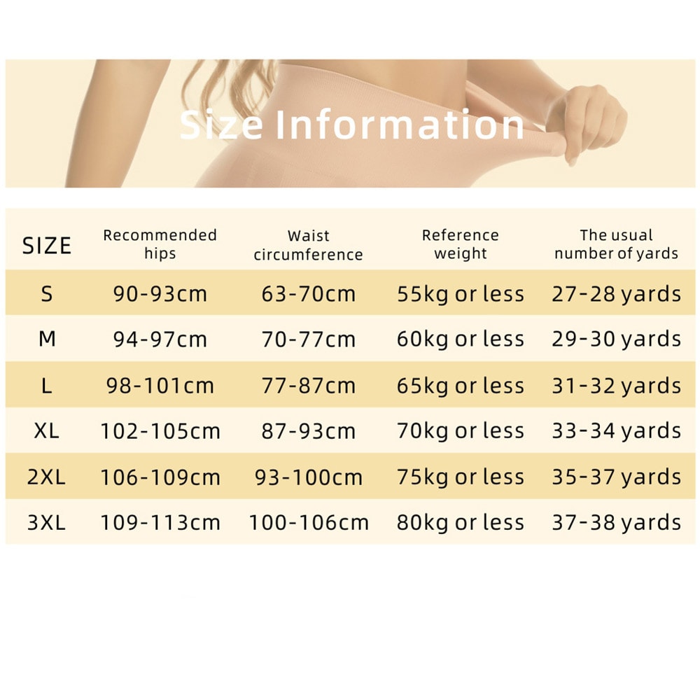 Korkean vyötärön muotoiluvaatteet 3XL - Beige