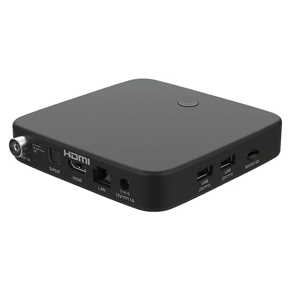 Strong 4K UHD Google TV -mediasoitin ja DVB-T2-viritin Chromecastilla ja ääniohjauksella