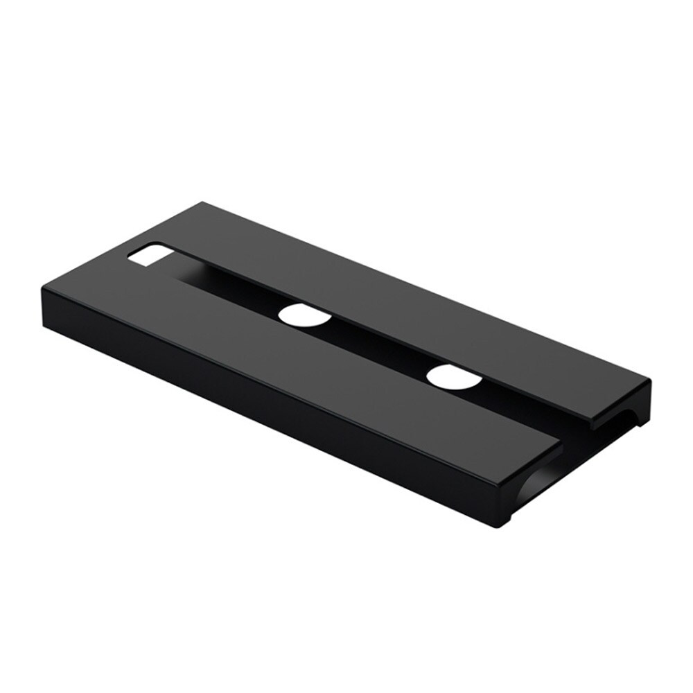 Muoviset lasiripustimet 2-pack - Musta