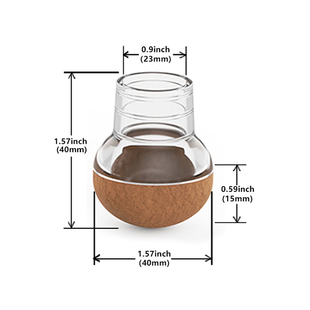 Lattiasuoja tuoleille ja pöydille 3,17cm Pyöreä 4-pack 4-pack