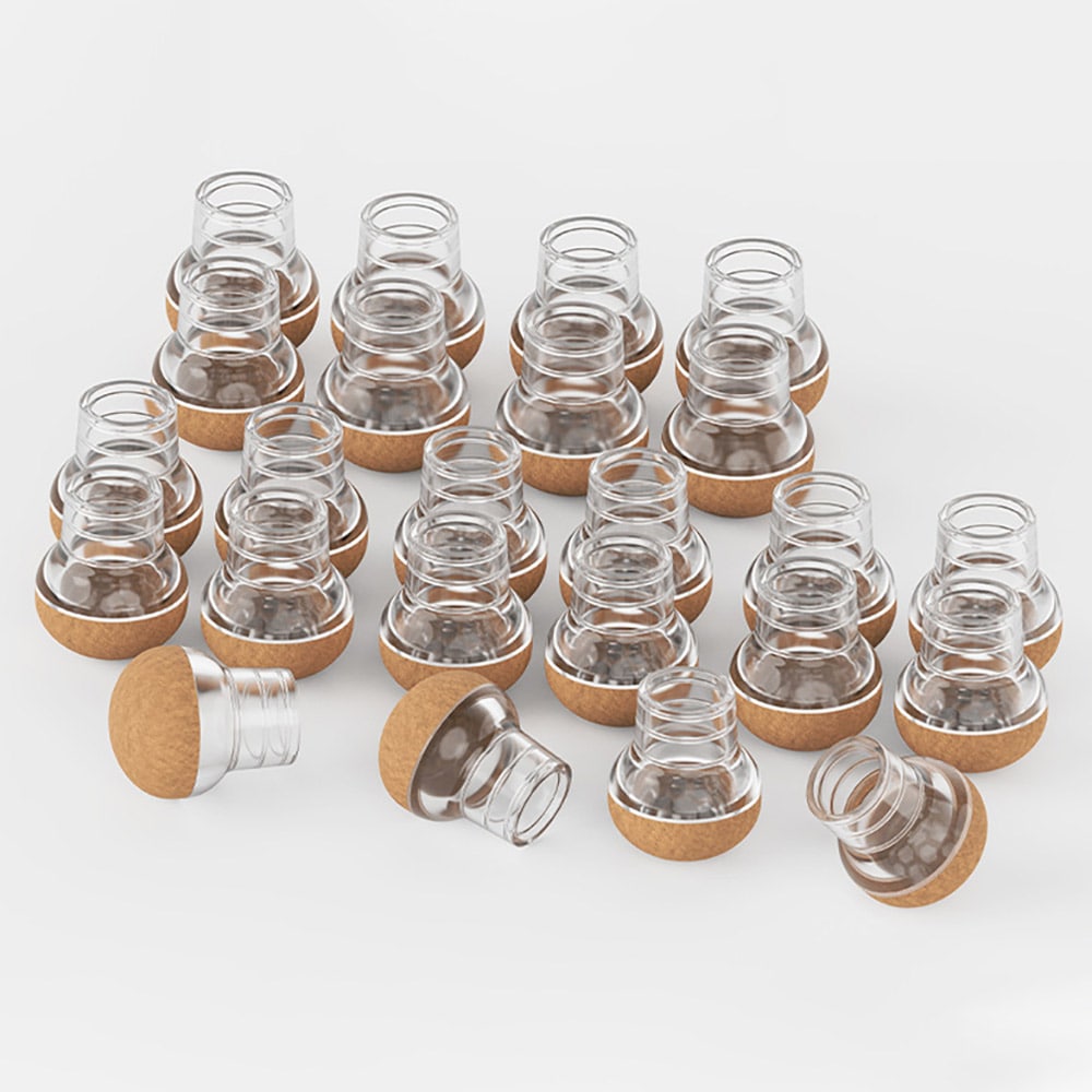 Lattiasuoja tuoleille ja pöydille 3,17cm Pyöreä 4-pack 4-pack