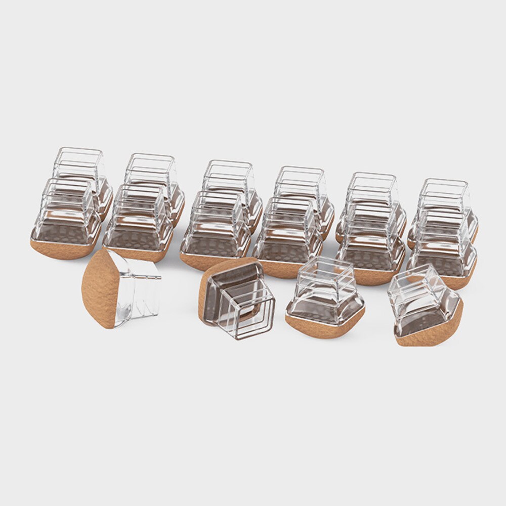 Lattiasuojat tuoleille ja pöydille 1,9cm 4-pakkaus