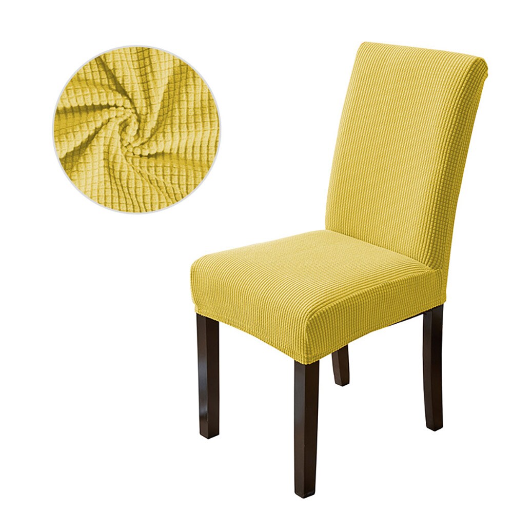 Elastinen tuolin suojus - keltainen