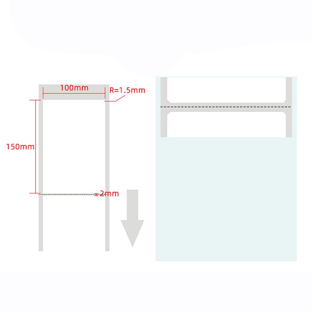 Kuljetustarrat 100 x 150 mm - 3300 tarraa kuljetukseen ja logistiikkaan