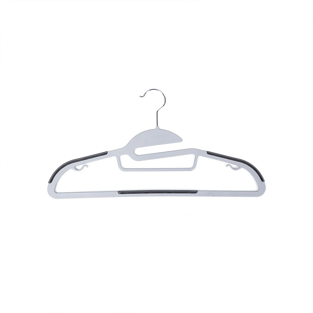 Muoviset ripustimet 50-pack - Harmaa