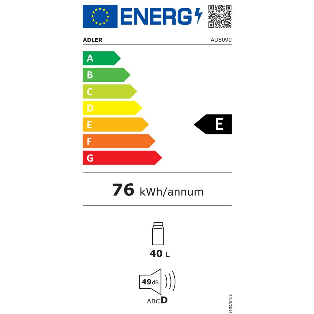 Sähköinen jäähdytin 40L, jossa on sekä 230V että 12V liitäntä