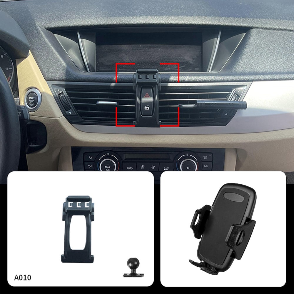 Puhelinteline BMW X1 (E84) 2012–2015 – mallikohtainen kiinnitys ilman porausta