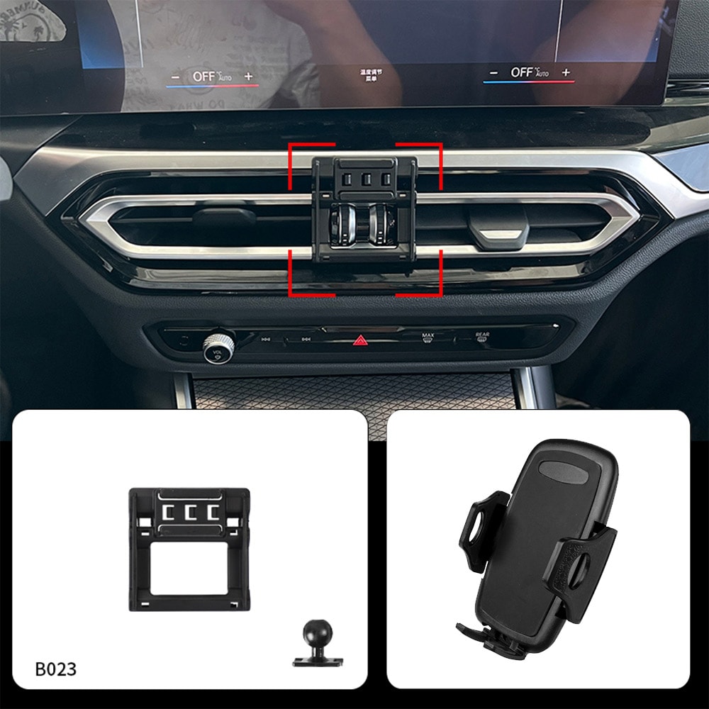 Puhelinteline BMW 3-sarja (G20/G21) 2023–2024 / i3 / i4 2022 – mallikohtainen kiinnitys ilman porausta