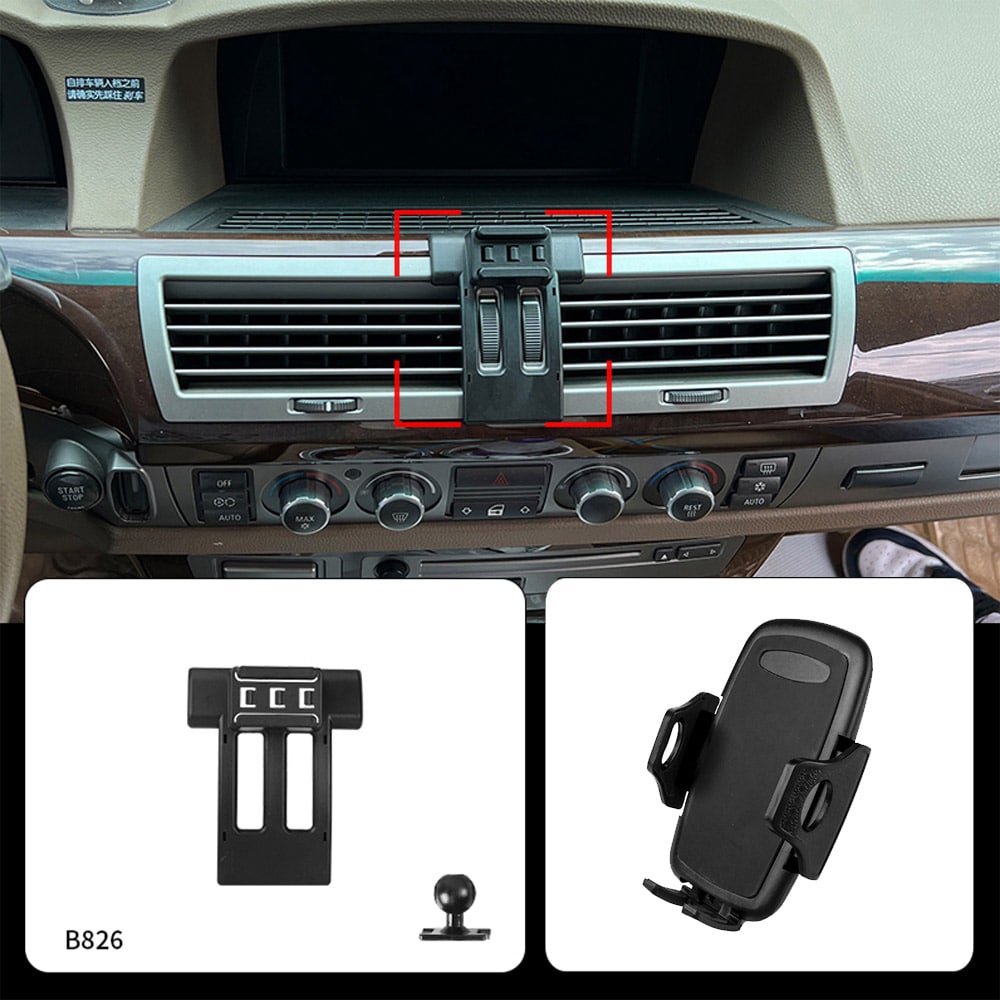 Puhelinteline BMW 7-sarja (E65/E66) 2004–2008 – mallikohtainen asennus ilman porausta