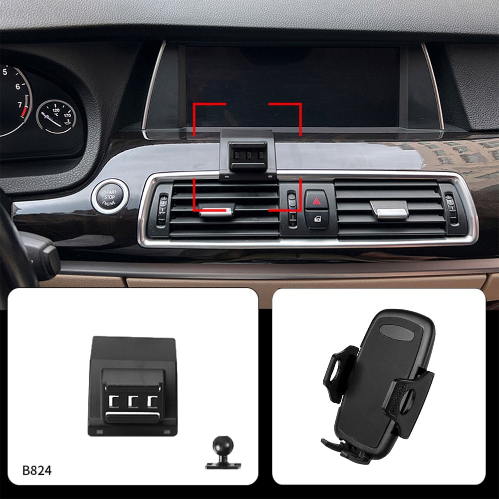 Puhelinteline BMW 5-sarja GT (F07) 2010–2017 – mallikohtainen kiinnitys ilman porausta