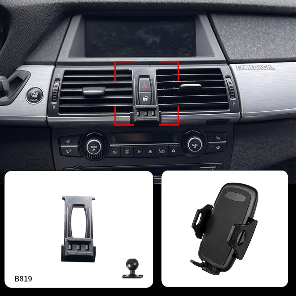 Puhelinteline BMW X5 / X6 2008–2013 – mallikohtainen kiinnitys ilman porausta