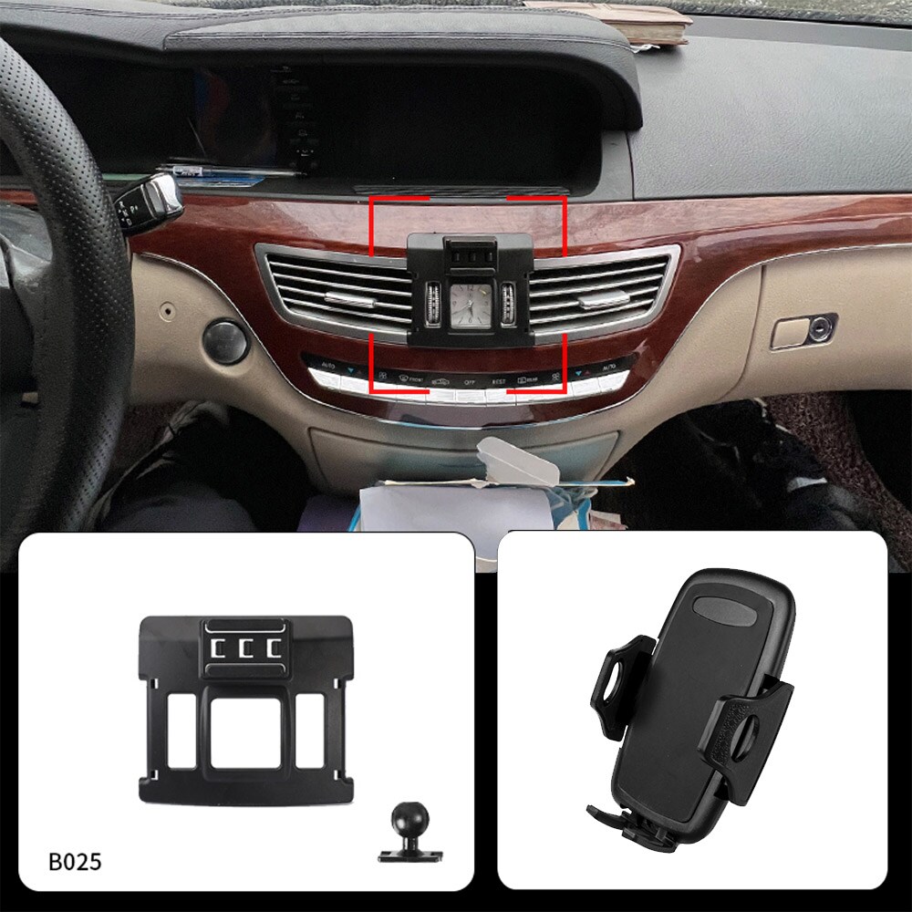 Matkapuhelimen pidike Mercedes-Benz S-luokka 2008-2012