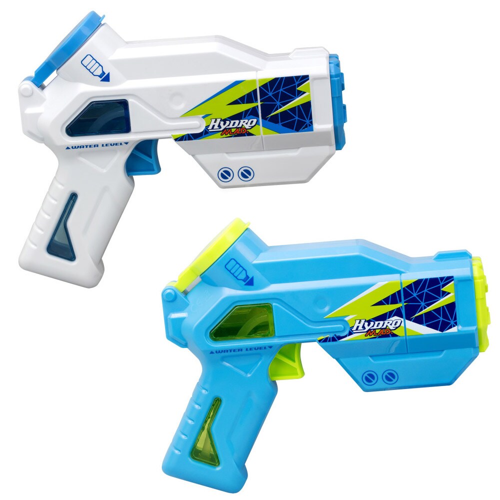 Silverlit Hydro Mad Mini Blaster 2-pack - sähkökäyttöiset vesipyssyt 5 metrin kantomatkalla
