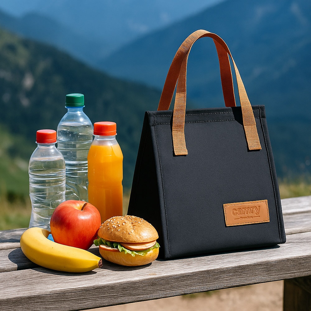 Camry 10 litran kylmälaukku eristävällä vuorella - Svart