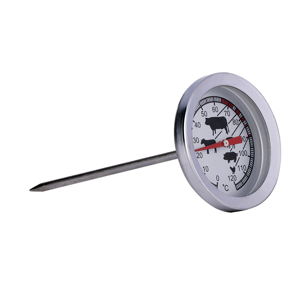 Lihan ja grillin lämpömittari, jossa on selkeä lämpötilanäyttö