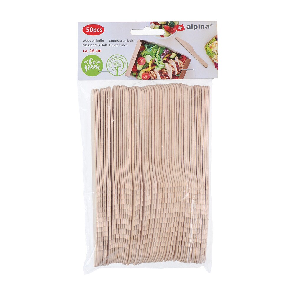 Puuveitset 16 cm - 50 kpl