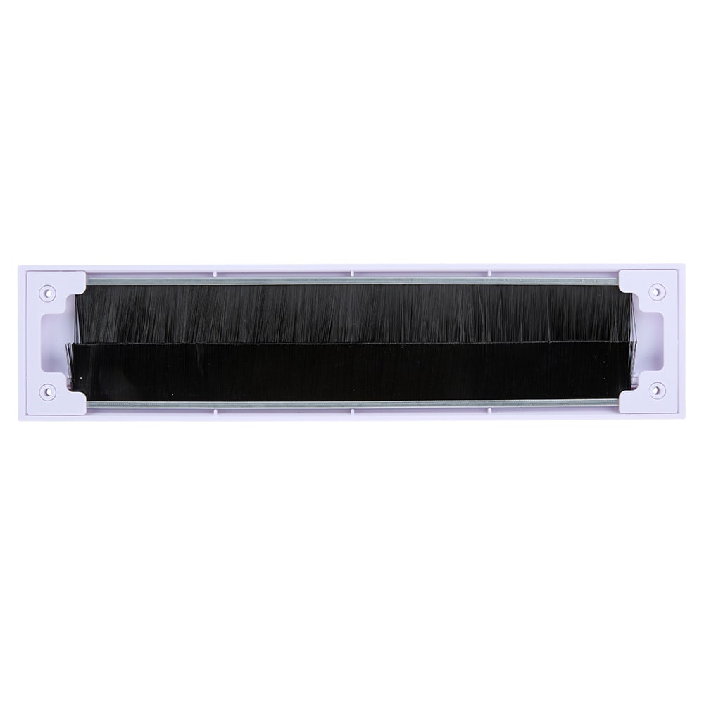 Kirjelaatikon suojus 34x8x1,5 cm, valkoinen, säänkestävä materiaali