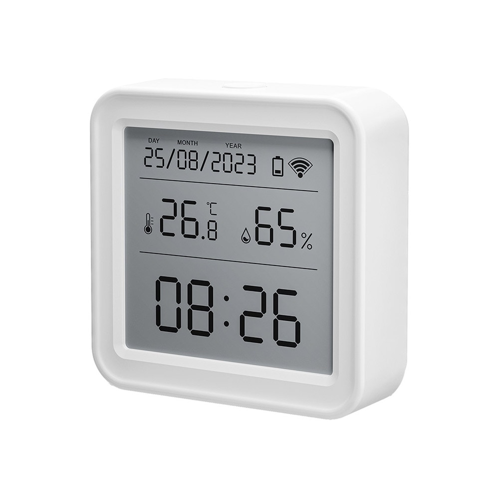 Älykäs lämpö- ja kosteusmittari, jossa on Zigbee- ja Tuya-yhteensopivuus