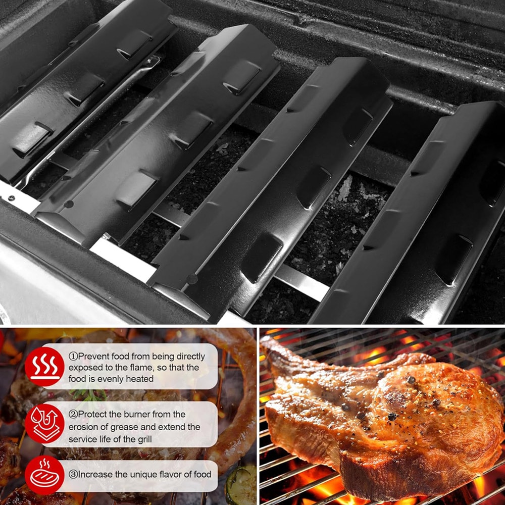 Flametamers / Lämmönjakaja Charbroil kaasugrilliin 4-pakkaus