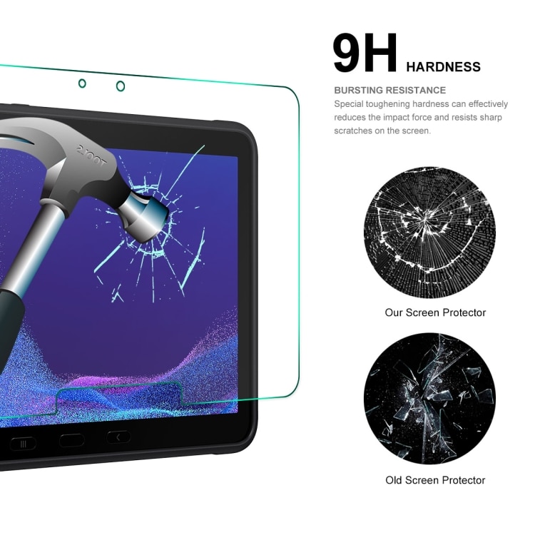 Karkaistu lasi 0.33mm Samsung Galaxy Tab Active4 Pro -laitteeseen