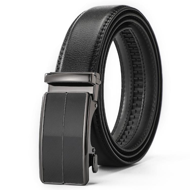 Miesten keinonahkavyö - svart, 110 cm