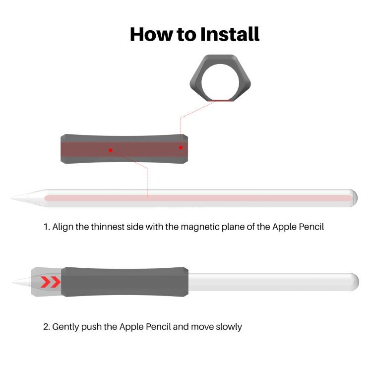 Silikonikahva Apple Pencil 2 / Pro -kynälle