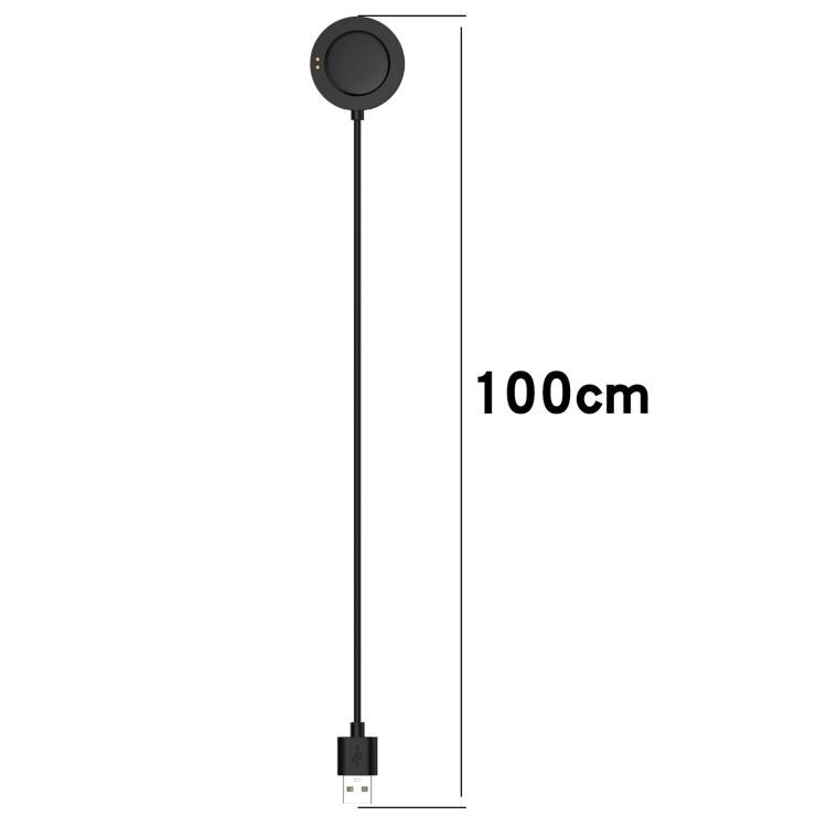 Magneettinen USB-laturi Xiaomi Watch S4 / S3 / S2 1m - Musta