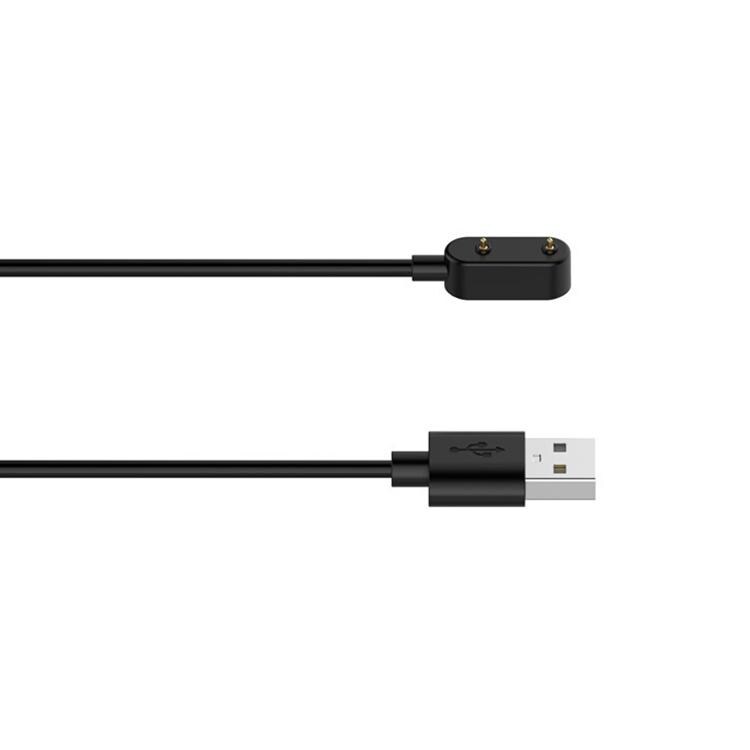 Magneettinen USB-laturi Huawei Band 10 / 9 / 8 - 1 m, Musta