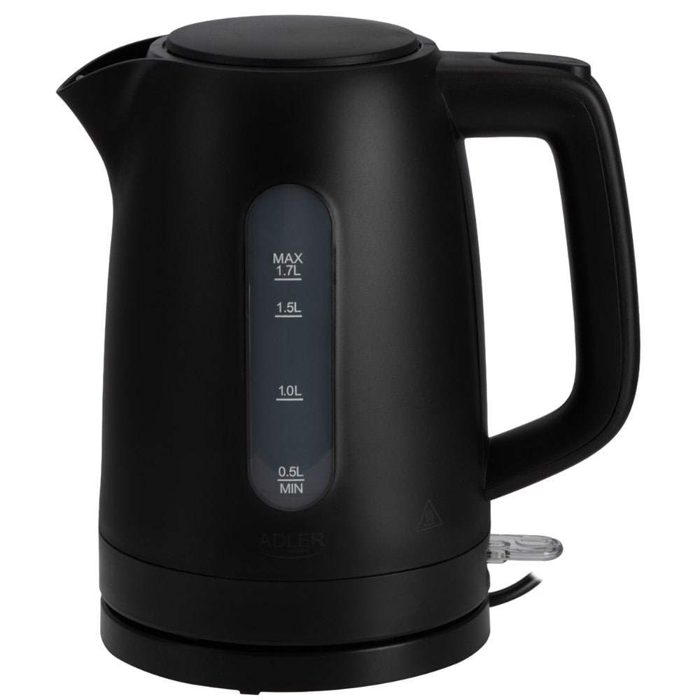 Vedenkeitin, jossa on 1,7 litran tilavuus ja STRIX-turvajärjestelmä - Svart