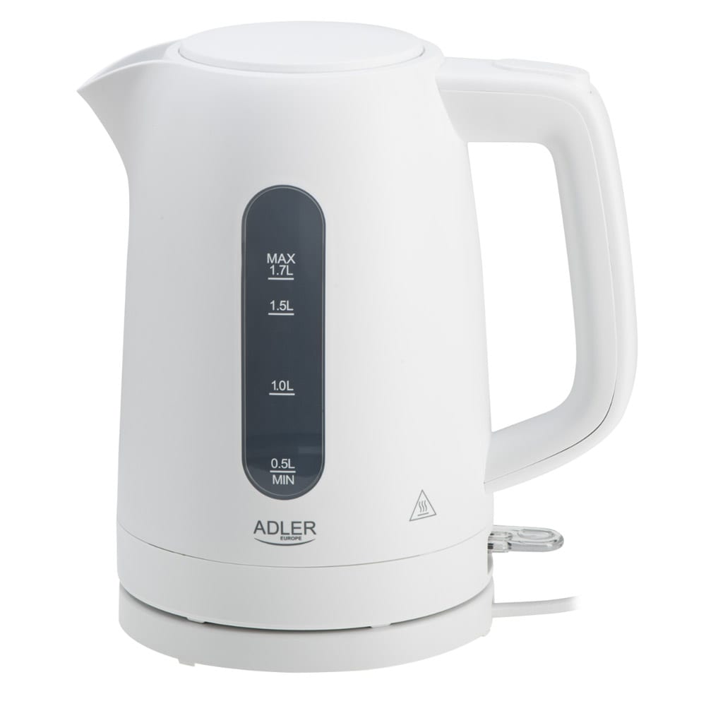 Vedenkeitin 1,7 litran tilavuudella ja STRIX-turvajärjestelmällä - Valkoinen