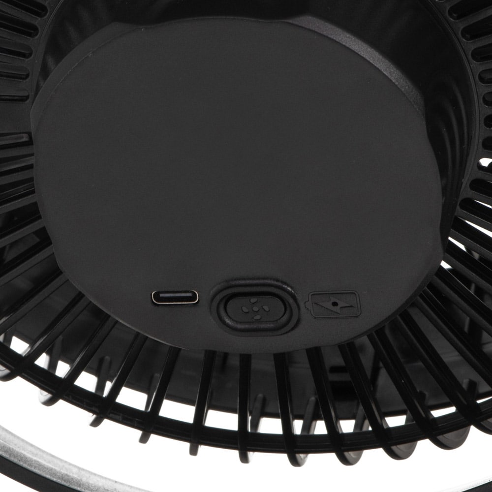 Ladattava pöytätuuletin klipsikiinnityksellä / hiljainen 360° USB-tuuletin / retkituuletin / kääntyvä tuuletin
