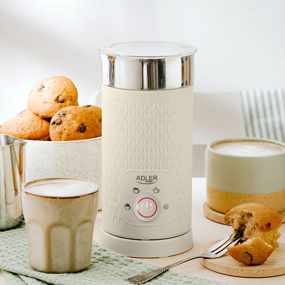 Maidonvaahdotin lämmityksellä - 500 W, 4 toimintoa, tarttumaton pinnoite