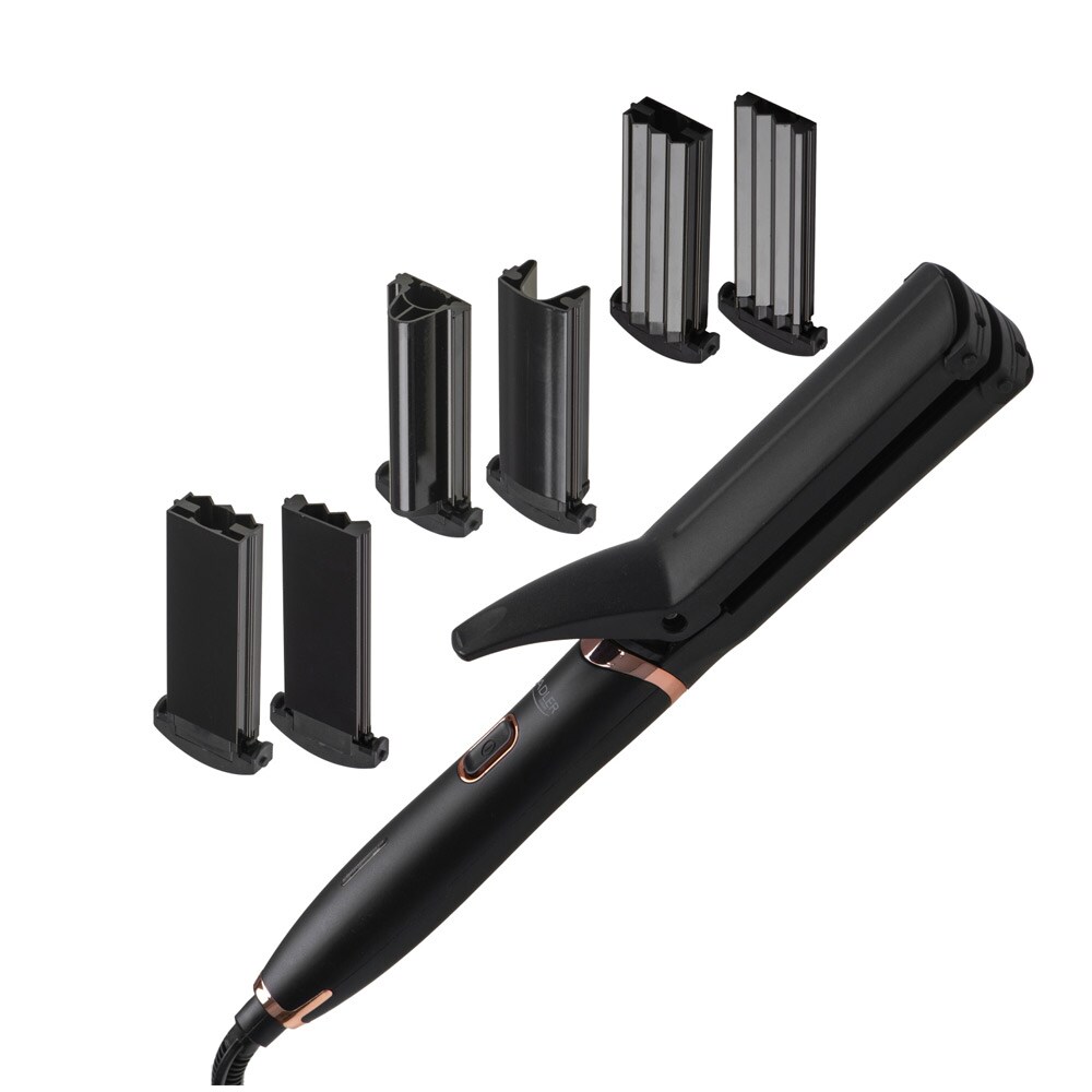 5-in-1 hiustenmuotoilusetti keraamisilla pinnoitteilla - 1200 W, 180 cm johto