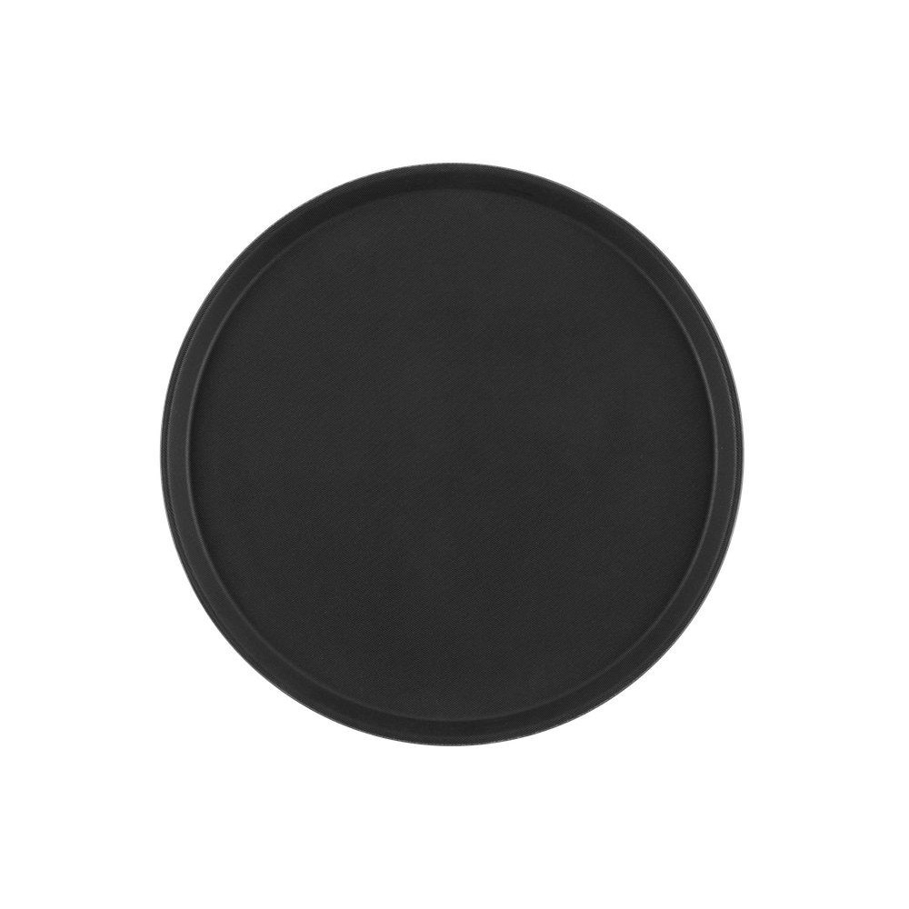 Pyöreä polypropeenista valmistettu bistro-tarjotin, jossa on liukumaton kumipinta, Ø 40 cm