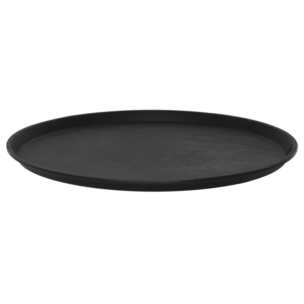 Pyöreä polypropeenista valmistettu bistro-tarjotin, jossa on liukumaton kumipinta, Ø 40 cm