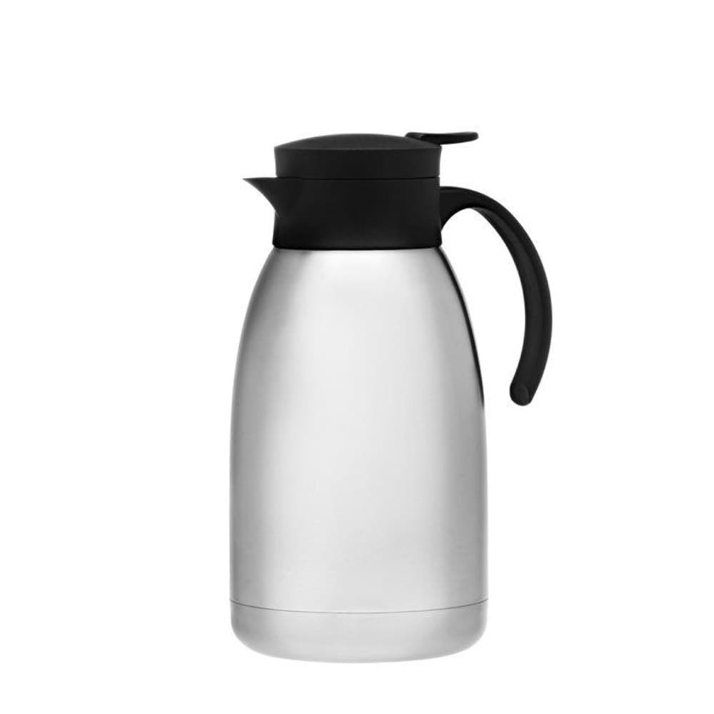 Ruostumattomasta teräksestä valmistettu termoskannu painonapilla, 1,5 litraa