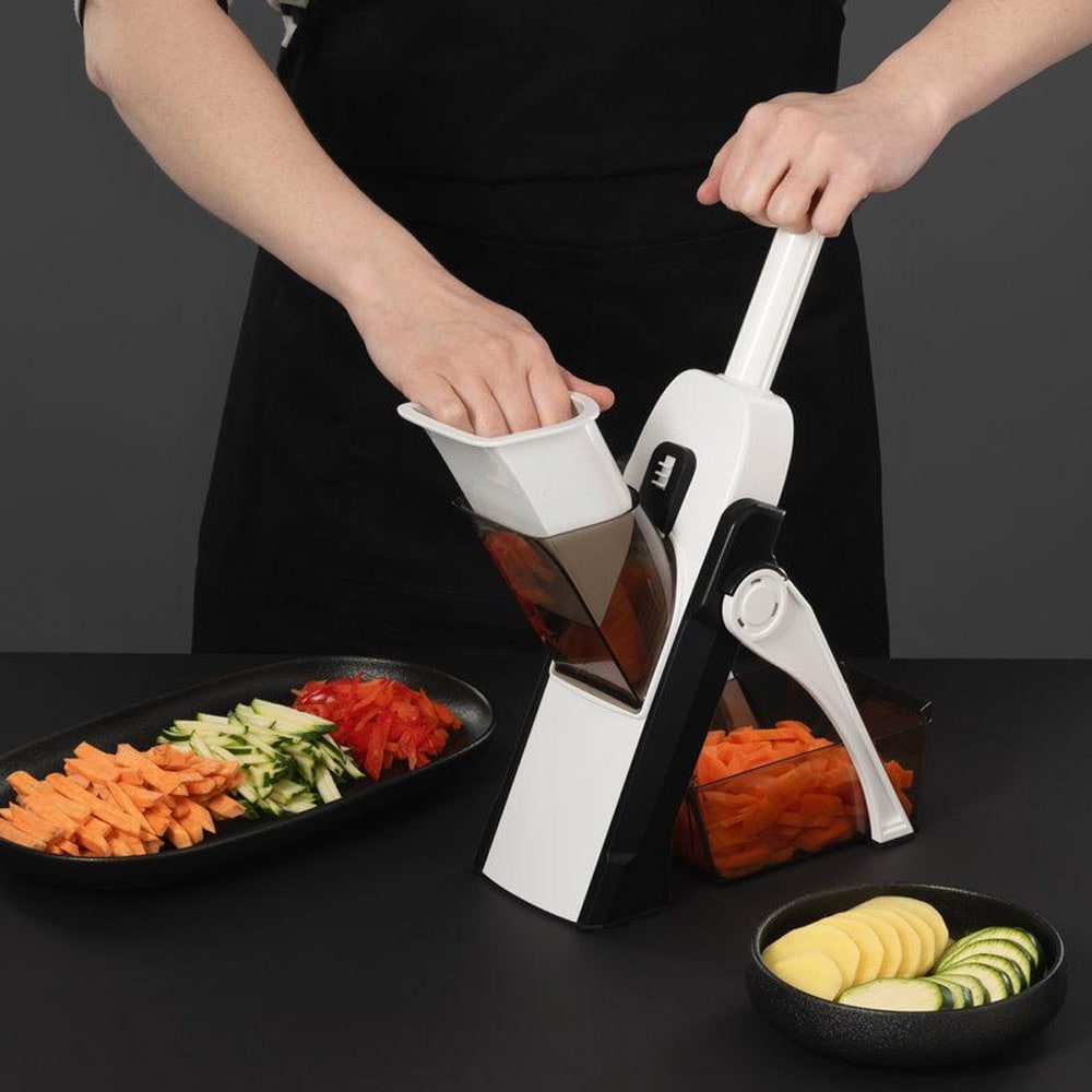 Pystymandoliini, jossa on keräin ja säädettävä terä, 0,5-8 mm