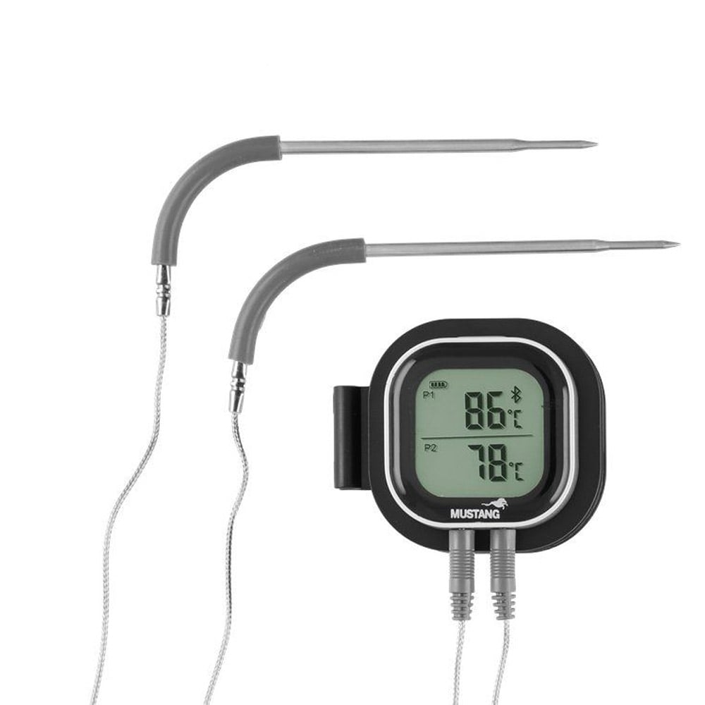 Digitaalinen grillilämpömittari Bluetoothilla ja kaksoisantureilla, -50 °C - +300 °C