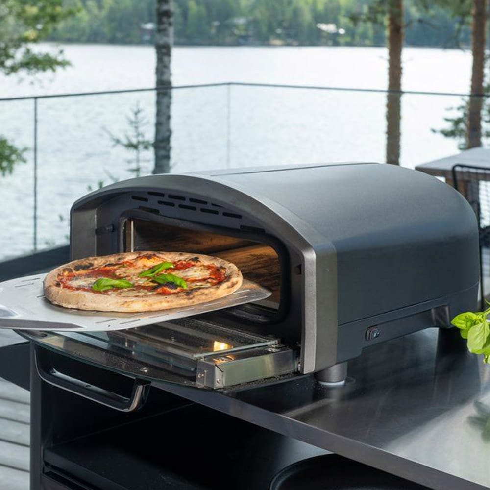 Sähköinen pizzauuni Astroni 14 – 450 °C, pizzakivi ja 8 ohjelmaa