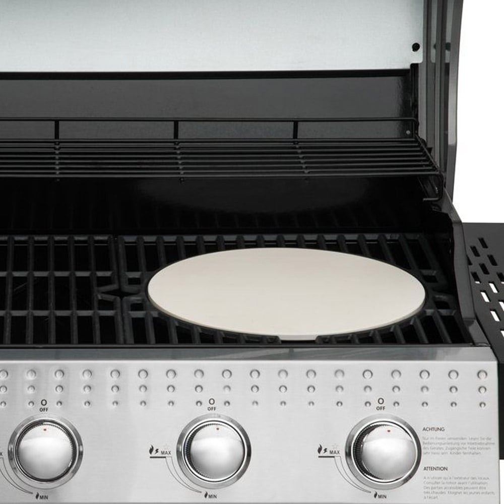 Cordierite-pizzakivi, Ø 30,5 cm - yhteensopiva Mustang Multigrillin kanssa